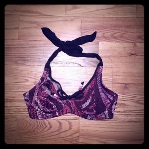 (Sale 2/$20) Pour Moi Halter Bikini Top.